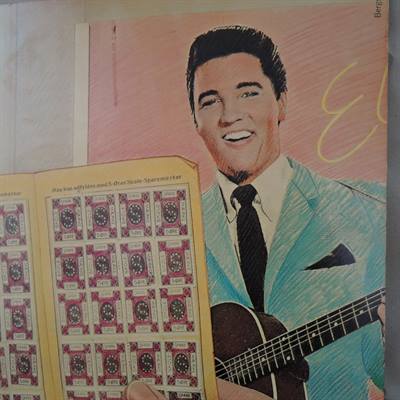 Elvis Presley ,sparemærke reklame.