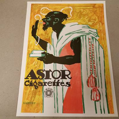 Astor cigarettes, plakat fra bogen Jugend plakater.