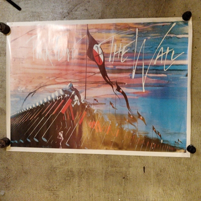 the wall Pink Floyd old poster gammel plakat