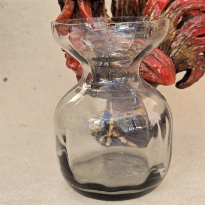 hyacintglas-graa-klart-loegglas-gammelt-holmegaard-vintageglas