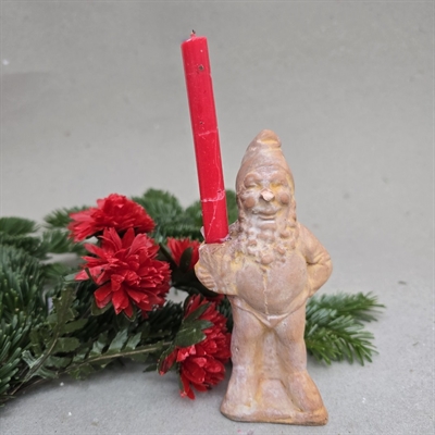 julemand-lysestage-juletræslys-natur-ler-gammel-julestage-julepynt