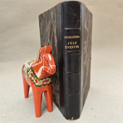 juleeventyr-blå-indbinding-Charles-Dickens-bog-1930-julebog