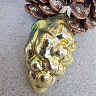 guld-drueklase-grønt-blad-gammel-glas-russisk-juletræskugle