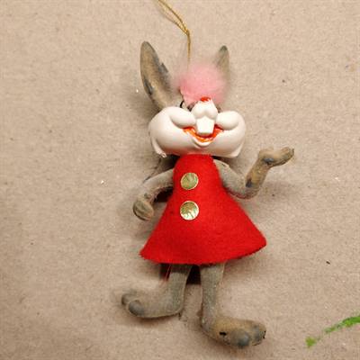 Honey Bunny, retro juletræspynt. Warner bros. Inc 1977.