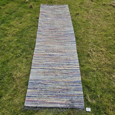 stribet-kludetæppe-multifarvet-bomuld-gammel-svensk-løber