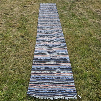 mørke -klassiske-striber-bomuld-svensk-kludetæppe-gammel-svensk-loeber