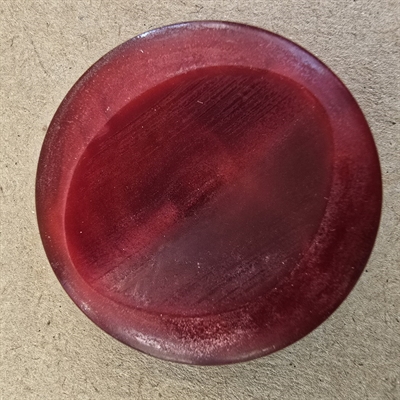 frakkeknap-rødlig-retro-knap-stor-enkel-plastikknap