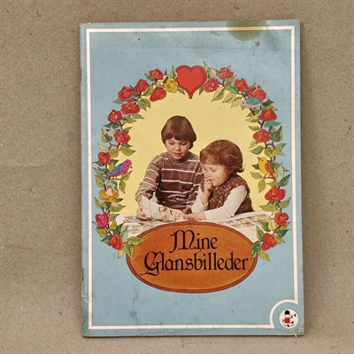 blandede-retro-glansbilleder-walt-disney-anders-and-i-lyseblåt-glansbilledalbum