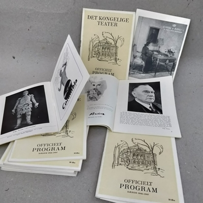 officielle-programmer-Det-Kongelige-teater-gamle-papirprogrammer-1946-47
