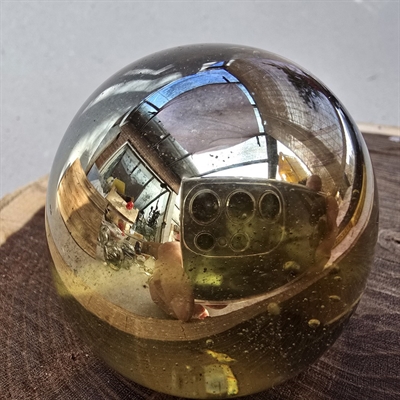 glaskugle-kobberfarvet-retro-brevpresse-gammel-