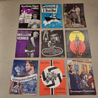 filmprogrammer-gamle-Nürnbergprossen-agent007iilden-gøngehøvdingen-