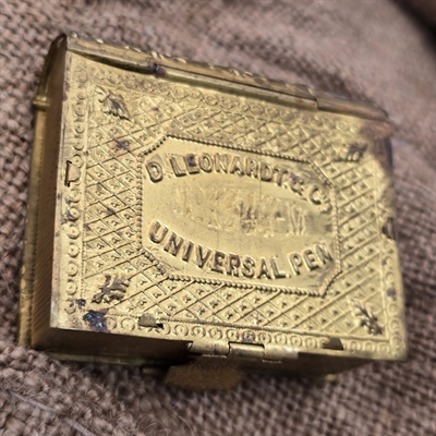 brass-univesel-pen-pennehoved-aeske-gammel-rare-Birmingham