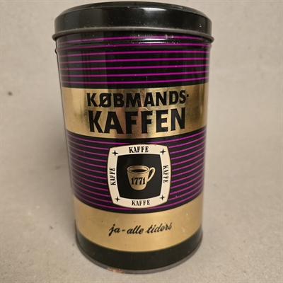 lilla-sort-guld-dekoreret-rund-kaffe-metaldåse-retro-dåse