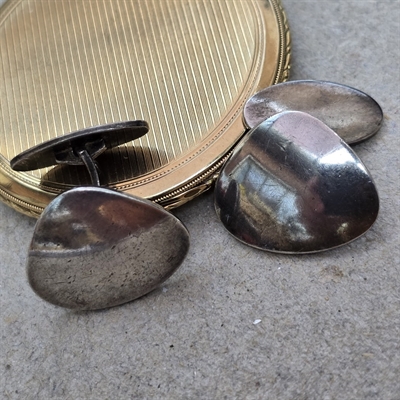 soelv-925s-manchetknapper-trekantede-bloede-hjoerner-gamle-cufflinks