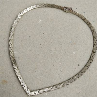silver sølv halskæde necklace vintage