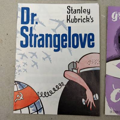 Dr. Strangelove. af Stanley Kubricks, old film programs programmer gamle