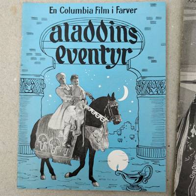 Aladdins eventyr, old film programs programmer gamle