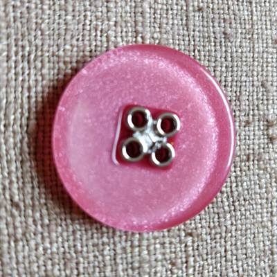 retro pink plastik vintage gamle knapper bottons knap old  button