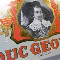 Duc George, cigar æske i metal.